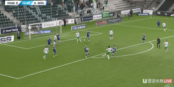 ⚽挪超半场：罗兹首开记录，贝拉沙扳平，汉坎暂1-1莫尔德